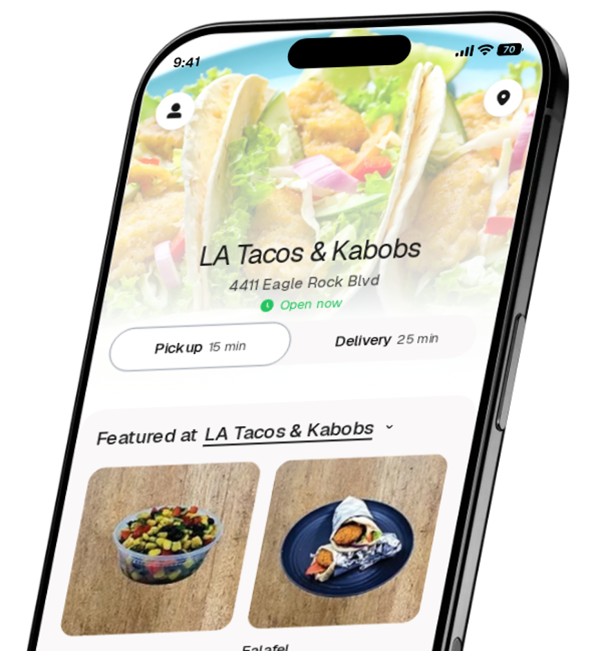 LA Tacos & Kabobs app preview